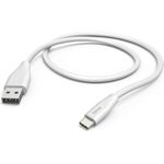 Hama 00125101 USB Kabel 1,5 m USB 2.0 USB A USB C Weiß (00125101)