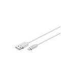 Wentronic Goobay USB Lade- und Synchronisationskabel, Weiß, 0.5 m - MFi Lade- und Synchronisationskabel für Apple iPhone/iPad (Weiß) (72905)