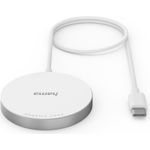 Hama MagCharge FC15 Handy - Smartphone Weiß USB Kabelloses Aufladen Schnellladung Drinnen (00201672)