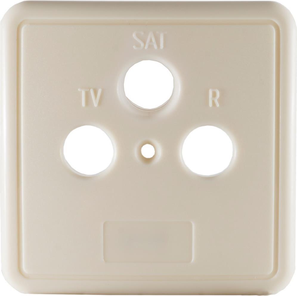 shiverpeaks ®-BASIC-S--Abdeckung für 3-fach Antennen-Dose (BS83913)