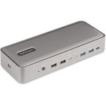 StarTech.com Dual-Laptop USB-C KVM Docking Station, Dual Monitor 4K 60Hz DisplayPort Dock, 5-Port USB Hub, GbE, 90W/45W Power Delivery to Two Laptops, Windows/Mac, 2-Host KVM Dock (129UE-USBC-KVM-DOCK)
