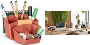 cep Stiftehalter TERRA NOVA terracotta Polystyrol 6 Fächer 14,3 x 15,8 x 9,,3 cm (1005800091)