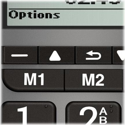 amplicomms PowerTel 196 Schnurgebundenes Telefon Silber