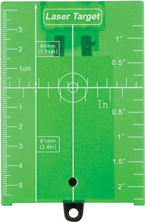 MAKITA LE00823195 - Markierungsplatte passend für Akku-Kreuzlinienlaser & grüne Laser (magnetisch) (LE00823195)