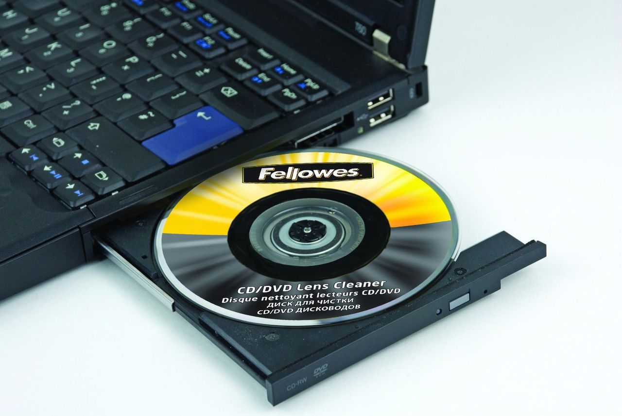 Fellowes CD-/DVD-Laufwerksreiniger 99761 Mehrfarbig