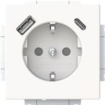 Busch-Jaeger SCHUKO Steckdose USB-A+C 20 EUCB2USBAC-884 (2CKA002011A6310)