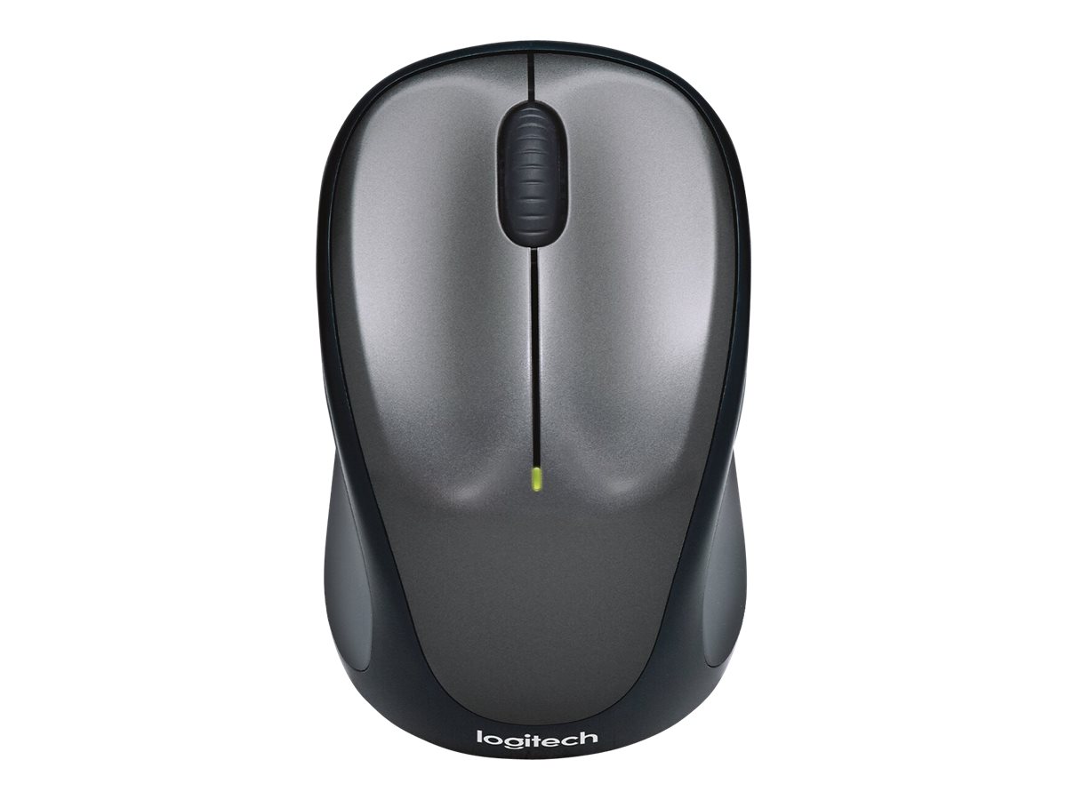 Logitech M235 Kabellose Optische Maus 2,4 GHz USB-Empfänger 1000 DPI Schwarz, Anthrazit