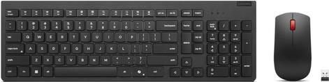 Lenovo Essential Wireless Combo Keyboard & Mouse Gen2 Black-German (4X31R64467)