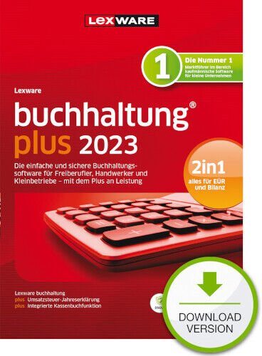LEXWARE ESD buchhaltung plus 2023 Download Jahresversion 365Tage (08856-2036)