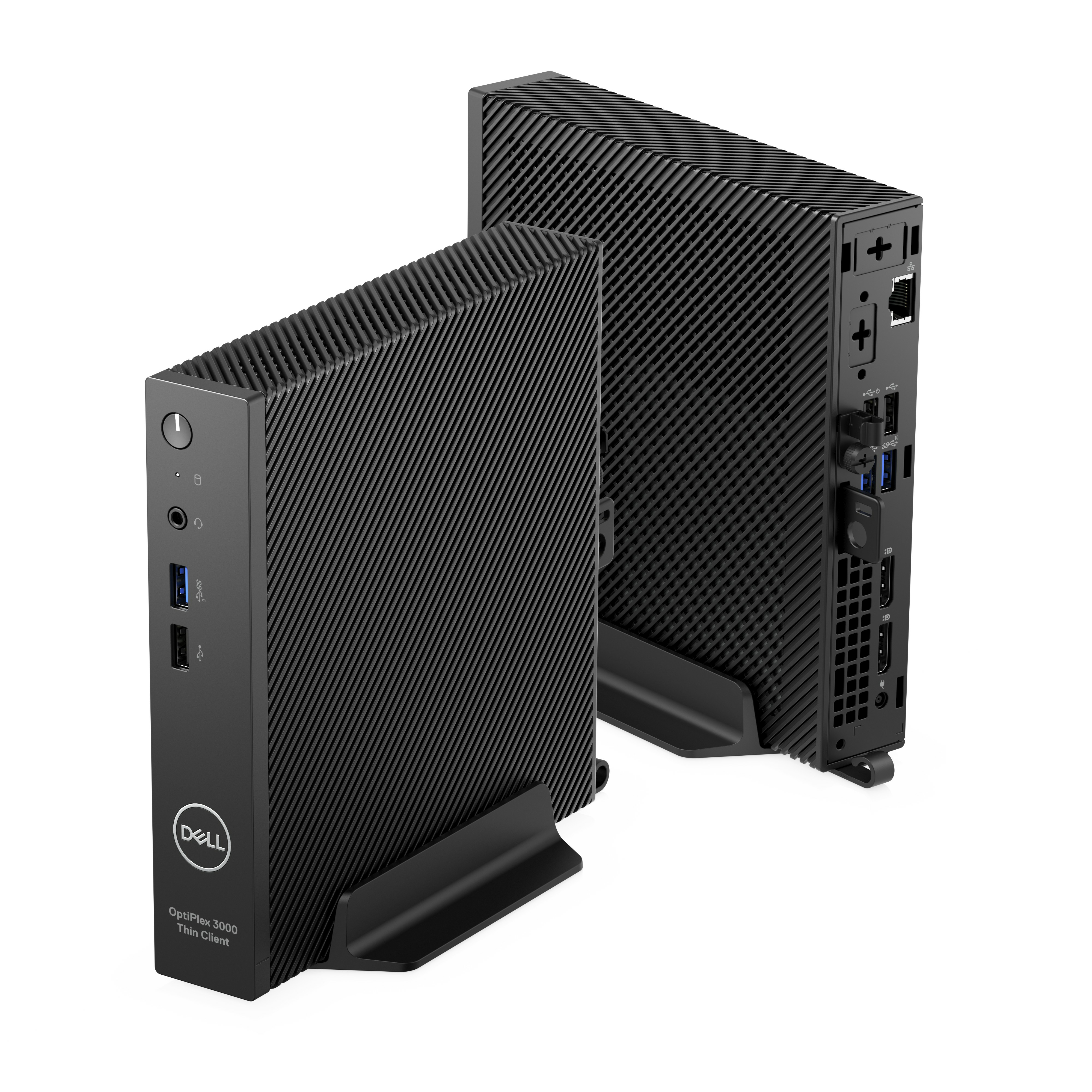DELL OptiPlex 3000 Thin Client, Intel Pentium Silver N6005, 8 GB RAM, 64 GB eMMC, Wyse ThinOS 10, Schwarz