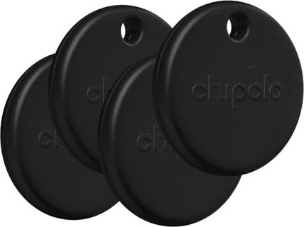 Chipolo POP Tracking Tag 4er Pack schwarz RWS.0000007 - Apple Find My & Android Find Hub kompatibel