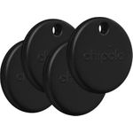 Chipolo POP Tracking Tag 4er Pack schwarz RWS.0000007 - Apple Find My & Android Find Hub kompatibel