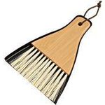 Peggy Perfect Tisch-Kehrgarnitur "Manhattan" Besen aus Bambus, Borsten aus Kunststoff, Schaufel aus - 1 Stück (81119)