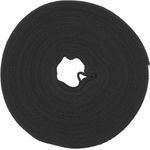 InLine® Kabelbinder, Klettverschluß Band, 10 Meter, 16mm, schwarz (59934S)