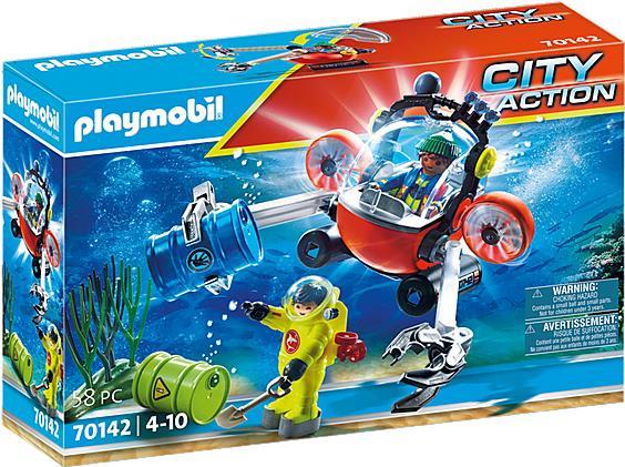 Playmobil City Action Seenot: Umwelteinsatz - Junge/Mädchen - 4 Jahr(e) - Kunststoff - Mehrfarben (70142)
