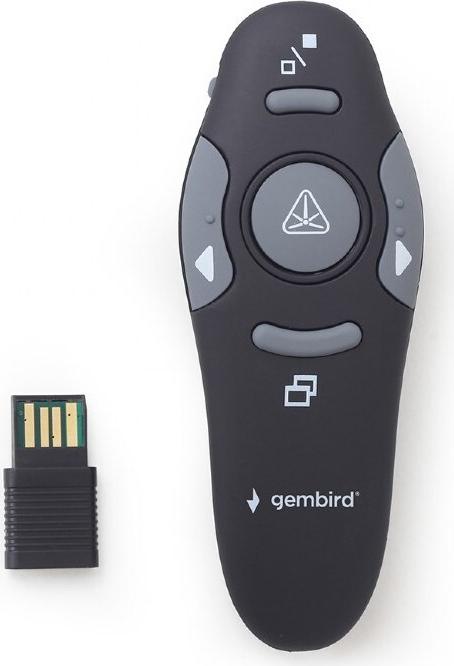 Gembird WP-L-11 Fernbedienung IR Wireless Projektionsleinwand Drucktasten (WP-L-11)