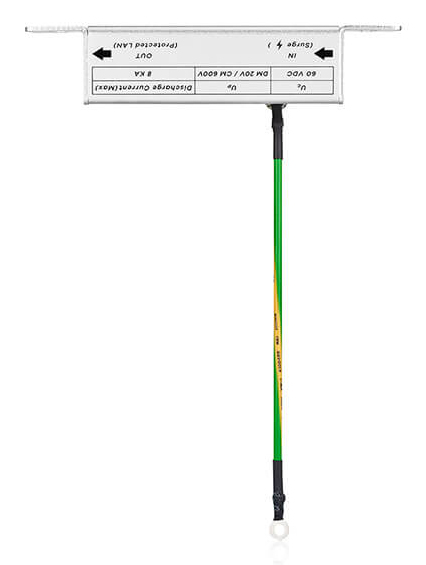 Zyxel SURGEPRO-GE 1G Ethernet PoE++ Überspannungsschutz Silber