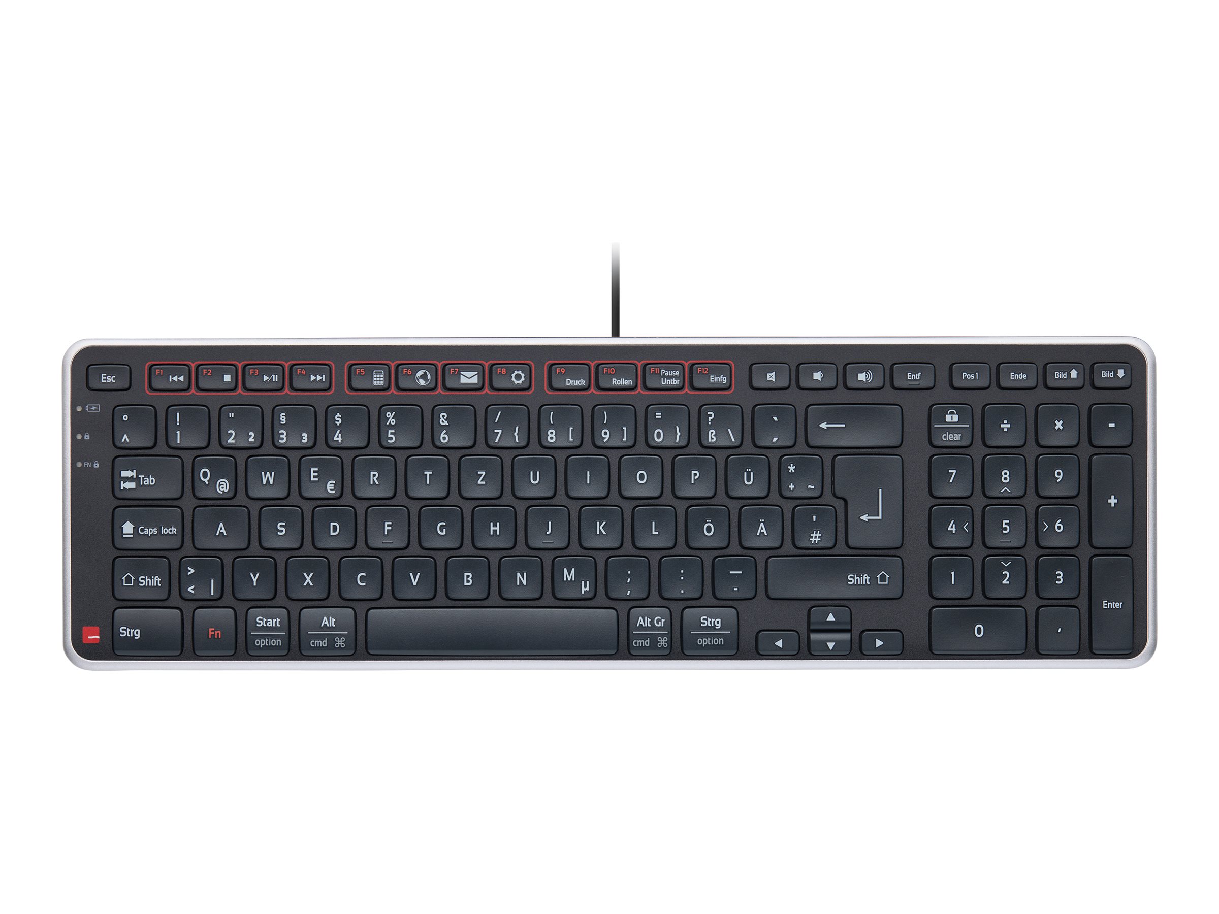 Contour Balance Ergonomische Tastatur QWERTZ USB Schwarz