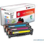 Toner Agfa Photo Multipack kompatibel zu HP CF381/82/83A cyan,magenta,gelb für Laserjet Pro M476, Reichweite ca. 2700 Seiten (APTHPCF440AME)