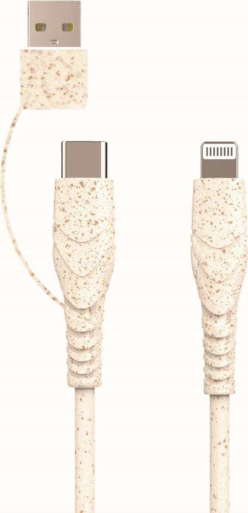 BIOnd USB-C to Lightning&USB-A 3A 1.2M (BIO-CT-IP)