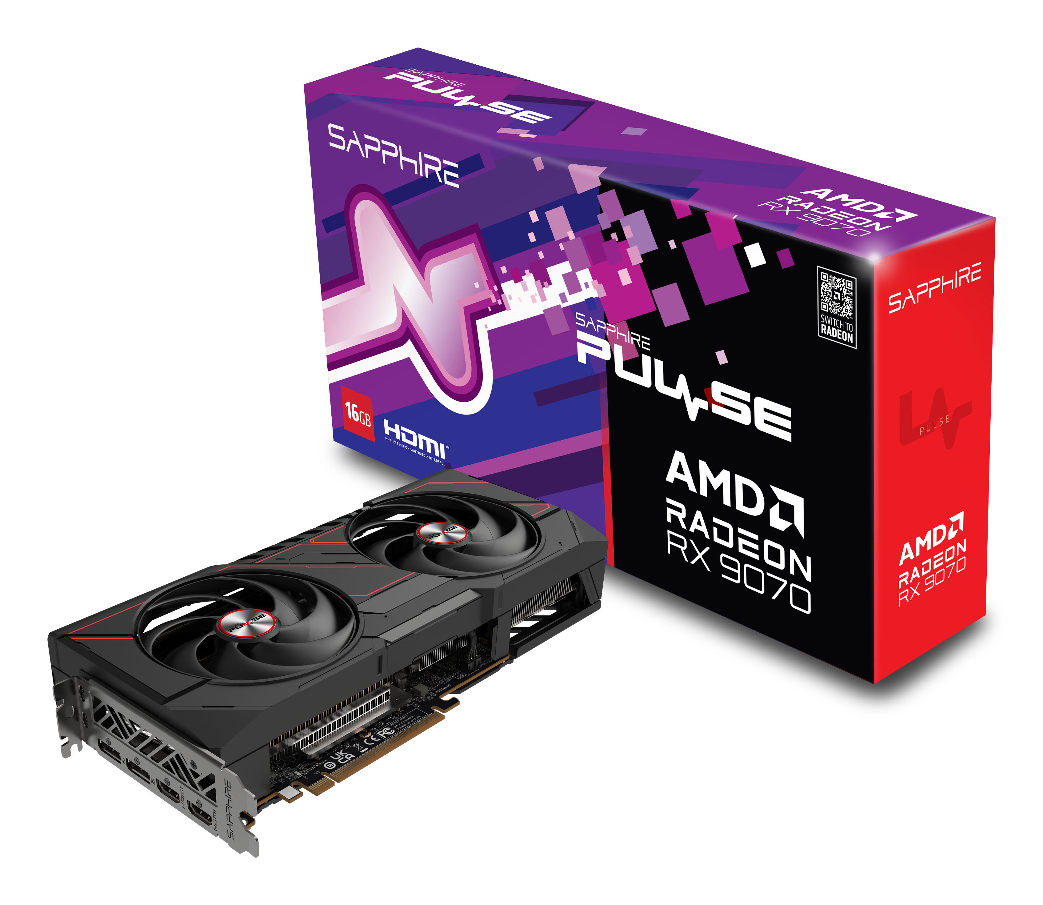 Sapphire Pulse Radeon RX 9070 16 GB GDDR6 Schwarz