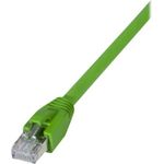 Patchkabel CAT.6A, S/FTP, geschirmt, Kupfer, grün, 10,0 m geeignet für industrielle Anwendungen, widersteht Ölspritzern und Abrieb (854299)