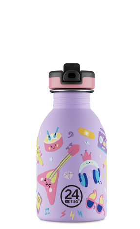 24Bottles Music Friends Trinkflasche 250 ml Violett