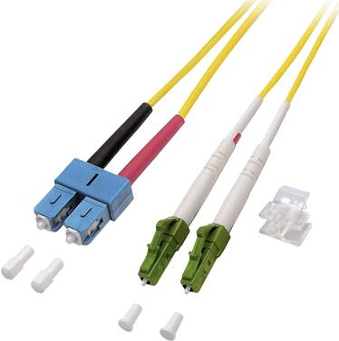 EFB-Elektronik Duplex Jumper LC/APC-SC 9/125µ, OS2, LSZH, gelb, 2.0mm, 2m Hersteller: EFB Elektronik (O0383.2)