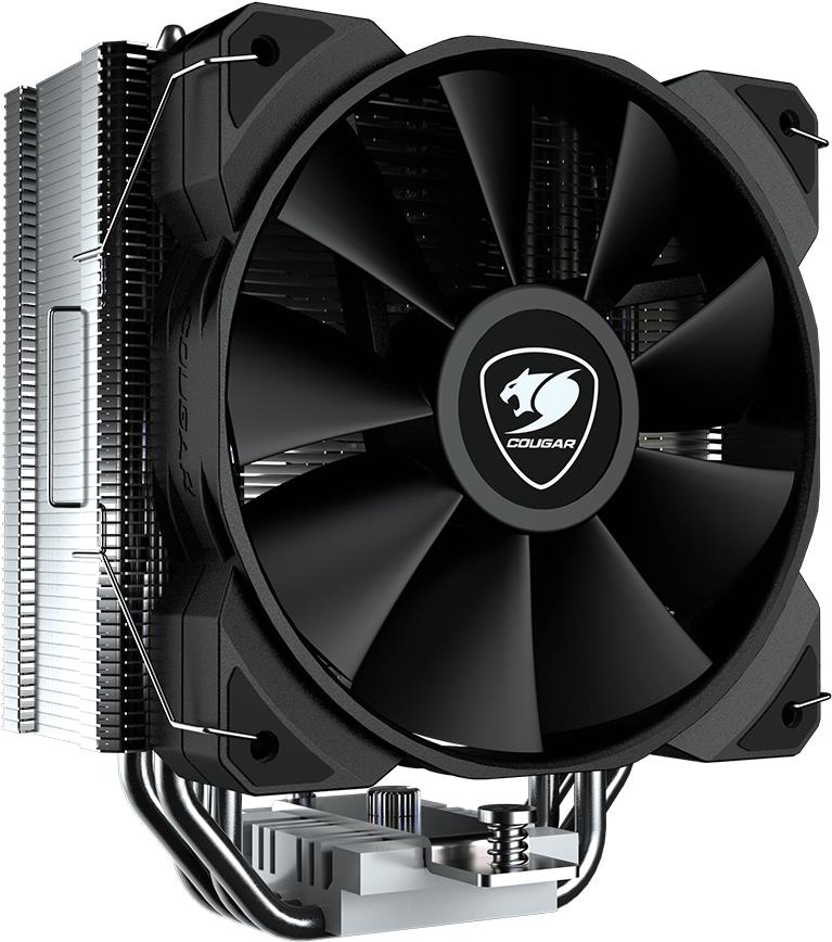 COUGAR Gaming CGR-FZAE50 Prozessor Kühlkörper/Radiator 12 cm Schwarz 1 Stück(e) (CGR-FZAE50)