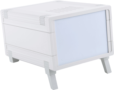 Bopla UM 32018 L SET Pult-Gehäuse 157.50 x 198.90 x 108 ABS Lichtgrau (RAL 7035) 1 Set (55320018.MT1)