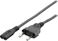 Equip 112160 Hochwertiges Netzkabel C7 auf Euro (11216007201)