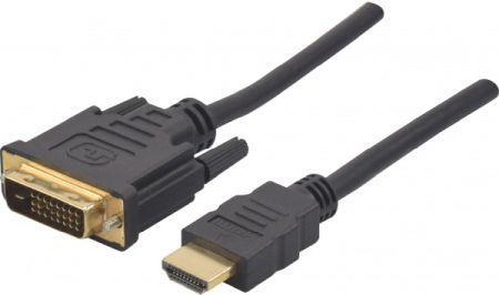 EXERTIS CONNECT HDMI an DVI-D Kabel, HDMI Stück / DVI-D Stück, 2,0 m (127875)