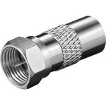 Goobay 67319 Drahtverbinder F M > Coaxial F Edelstahl (67319)