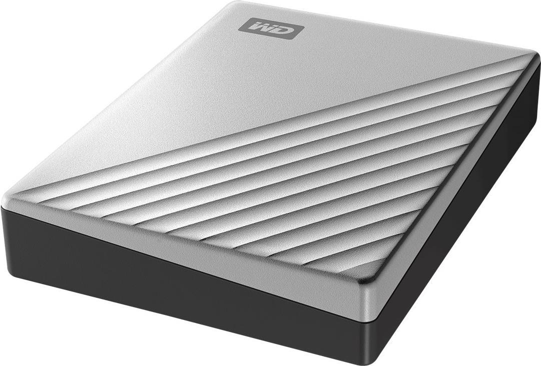 WD My Passport Ultra for Mac Externe Festplatte 4 TB USB-C Silber