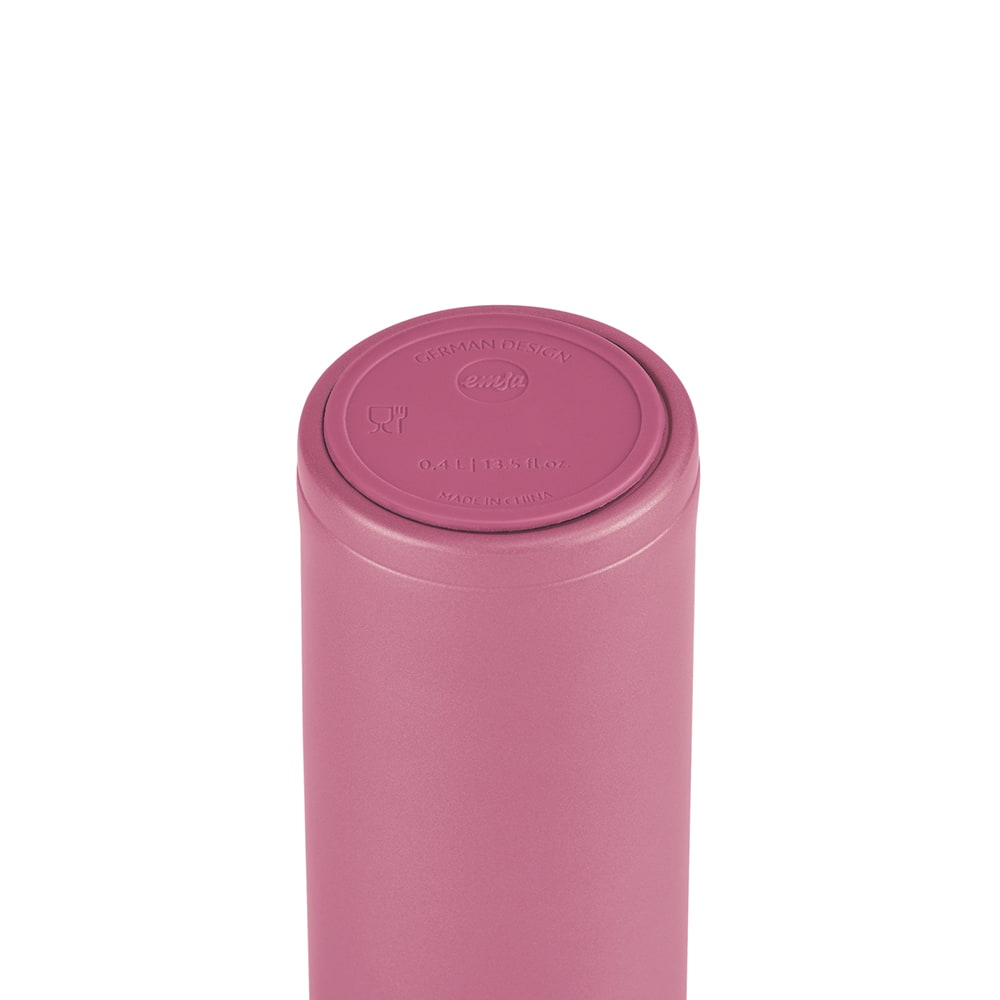 EMSA Isolier-Trinkflasche TRAVEL MUG LIGHT 400 ml altrosa