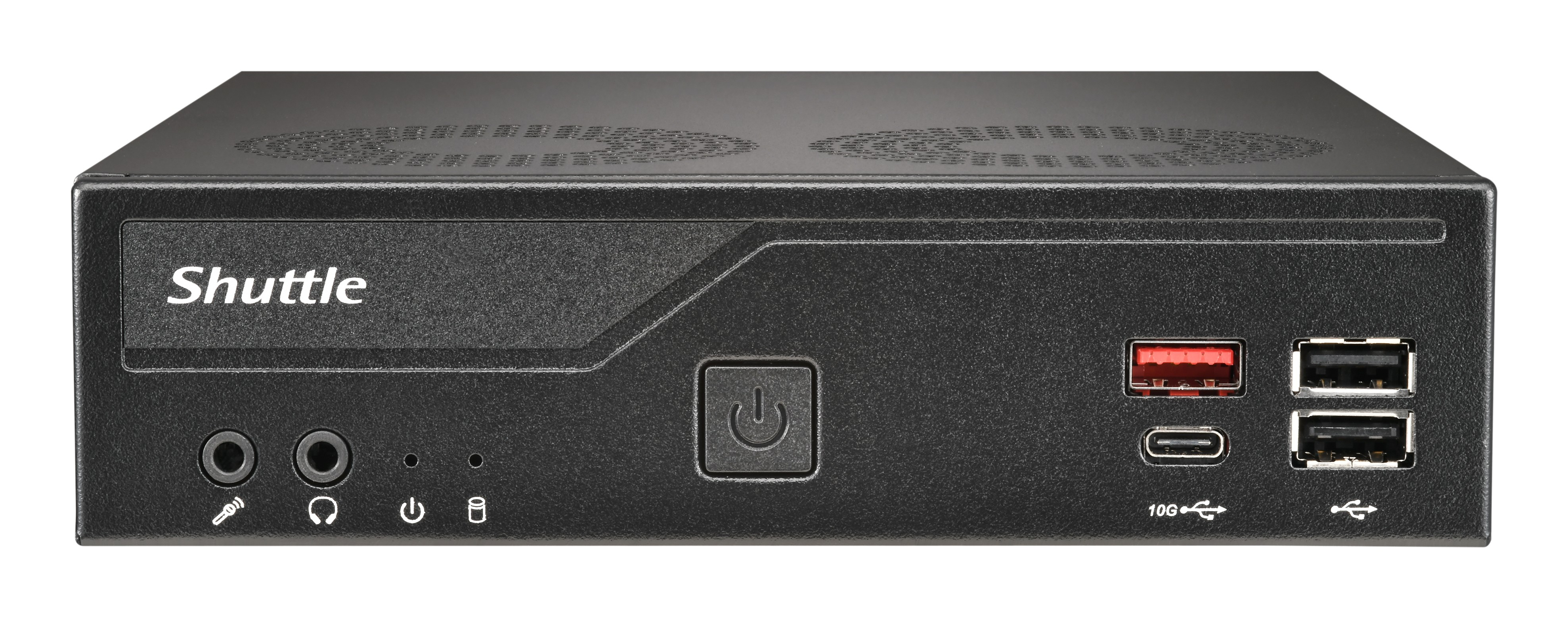 Shuttle XPC slim DH810 Mini-PC Barebone Intel H810 LGA 1851 Schwarz