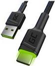 Green Cell KABGC06 USB Kabel 1,2 m USB A USB C Schwarz (KABGC06)