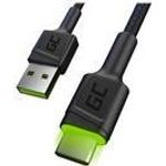 Green Cell KABGC06 USB Kabel 1,2 m USB A USB C Schwarz (KABGC06)