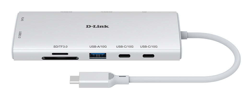 D-Link DUP-A01 Dockingstation USB-C 2 x HDMI 1GbE Weiß