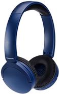 Panasonic RB-HF630BE-A Kabelloser Street-Kopfhörer, On-Ear, eingebautes Mikrofon, Bluetooth 5.3, Multipoint, schwenkbares Design, bis zu 72 Stunden Wiedergabe, USB-C,Blau (RB-HF630BE-A)