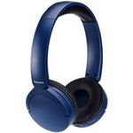 Panasonic RB-HF630BE-A Kabelloser Street-Kopfhörer, On-Ear, eingebautes Mikrofon, Bluetooth 5.3, Multipoint, schwenkbares Design, bis zu 72 Stunden Wiedergabe, USB-C,Blau (RB-HF630BE-A)
