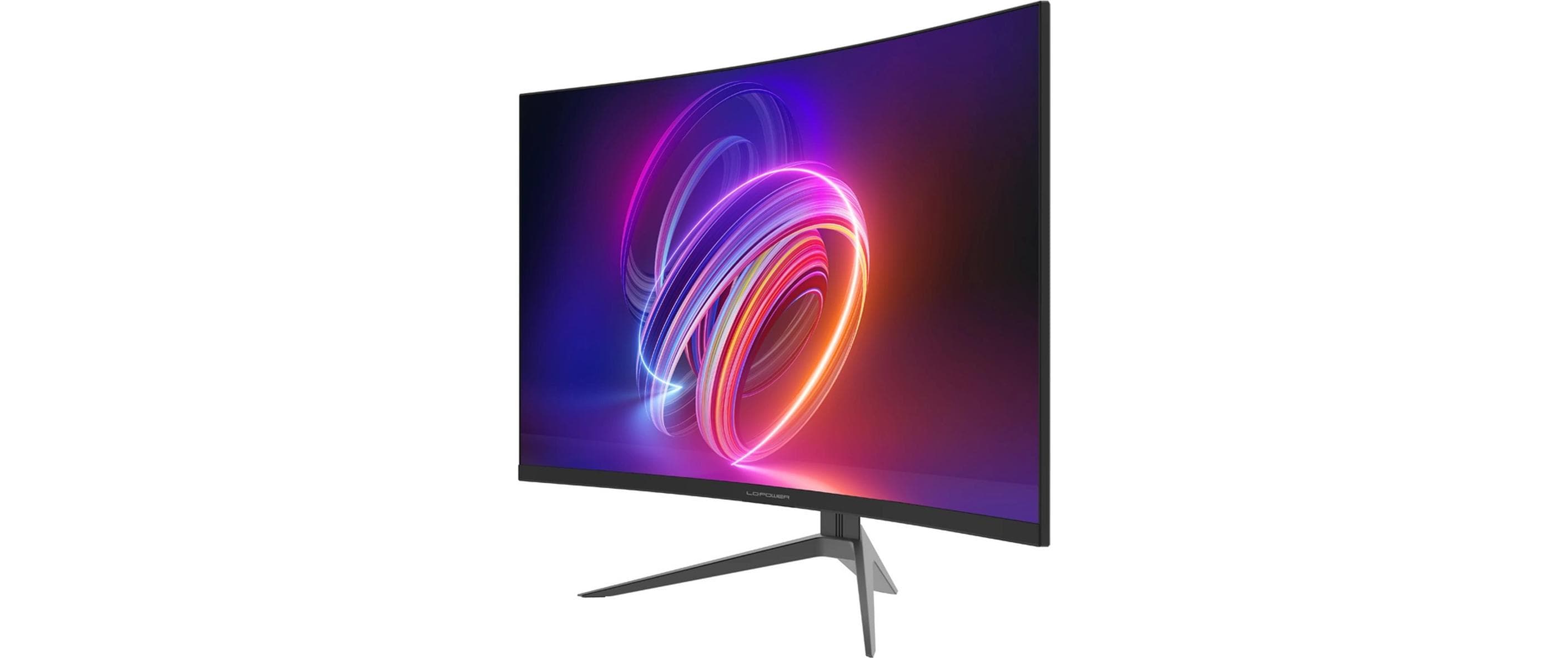LC-Power LC-M27FC 27" Curved Monitor 180 Hz Full HD Schwarz, Rot