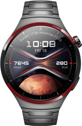 Huawei Watch 4 Pro Space Edition 3,81 cm (1.5") AMOLED Digital 466 x 466 Pixel Touchscreen Titan GPS (55020BXL)