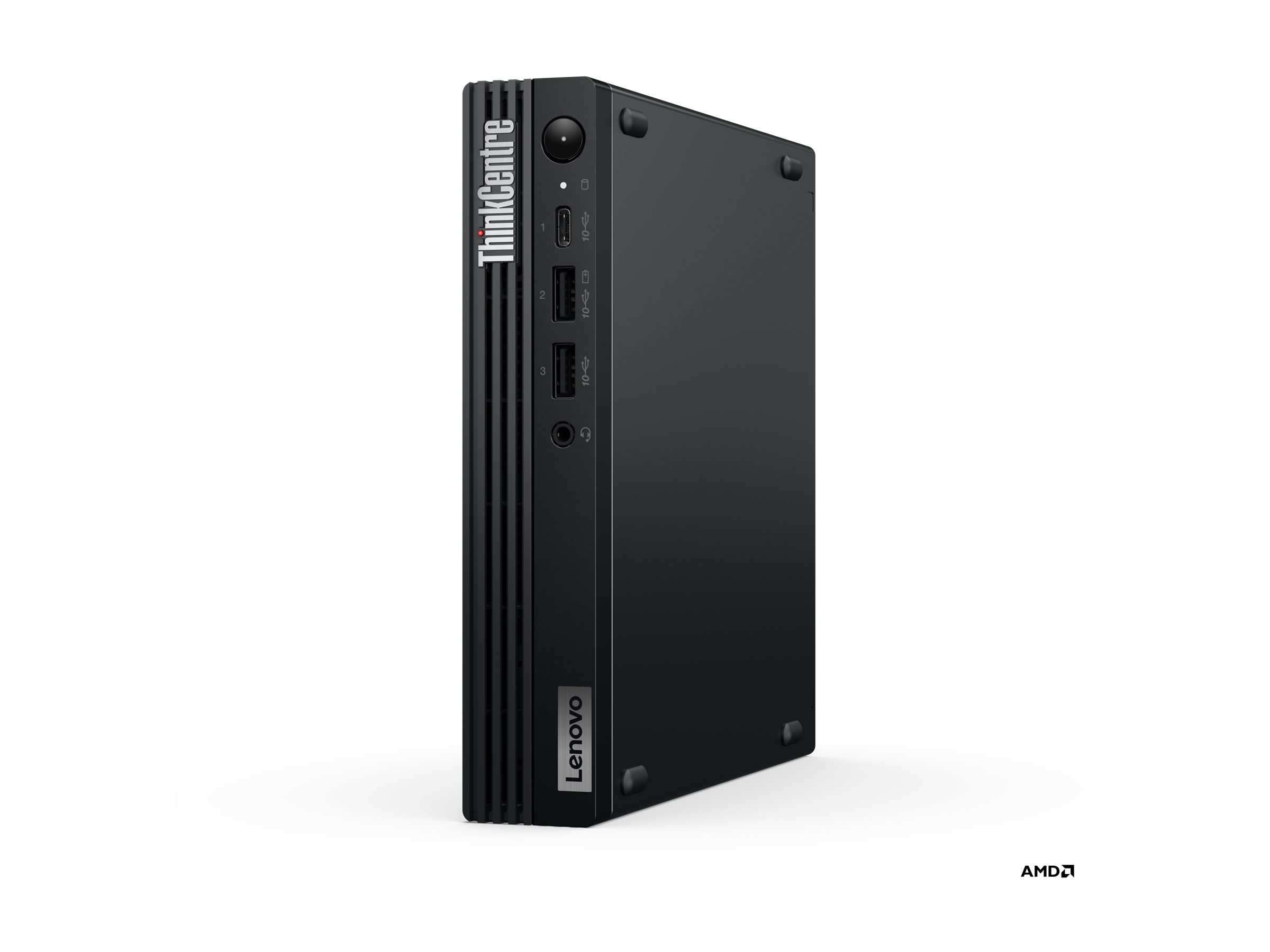 Lenovo ThinkCentre M75q Gen 5 12RQ Mini-PC AMD Ryzen 7 Pro 8700GE 16 GB RAM 512 GB SSD Schwarz