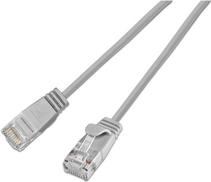 SLIM UL6 7,5 GR - Cat.6 SLIM-Light-Kabel, U/UTP, 7,5 m, grau (PKW-LIGHT-K6 7.5)