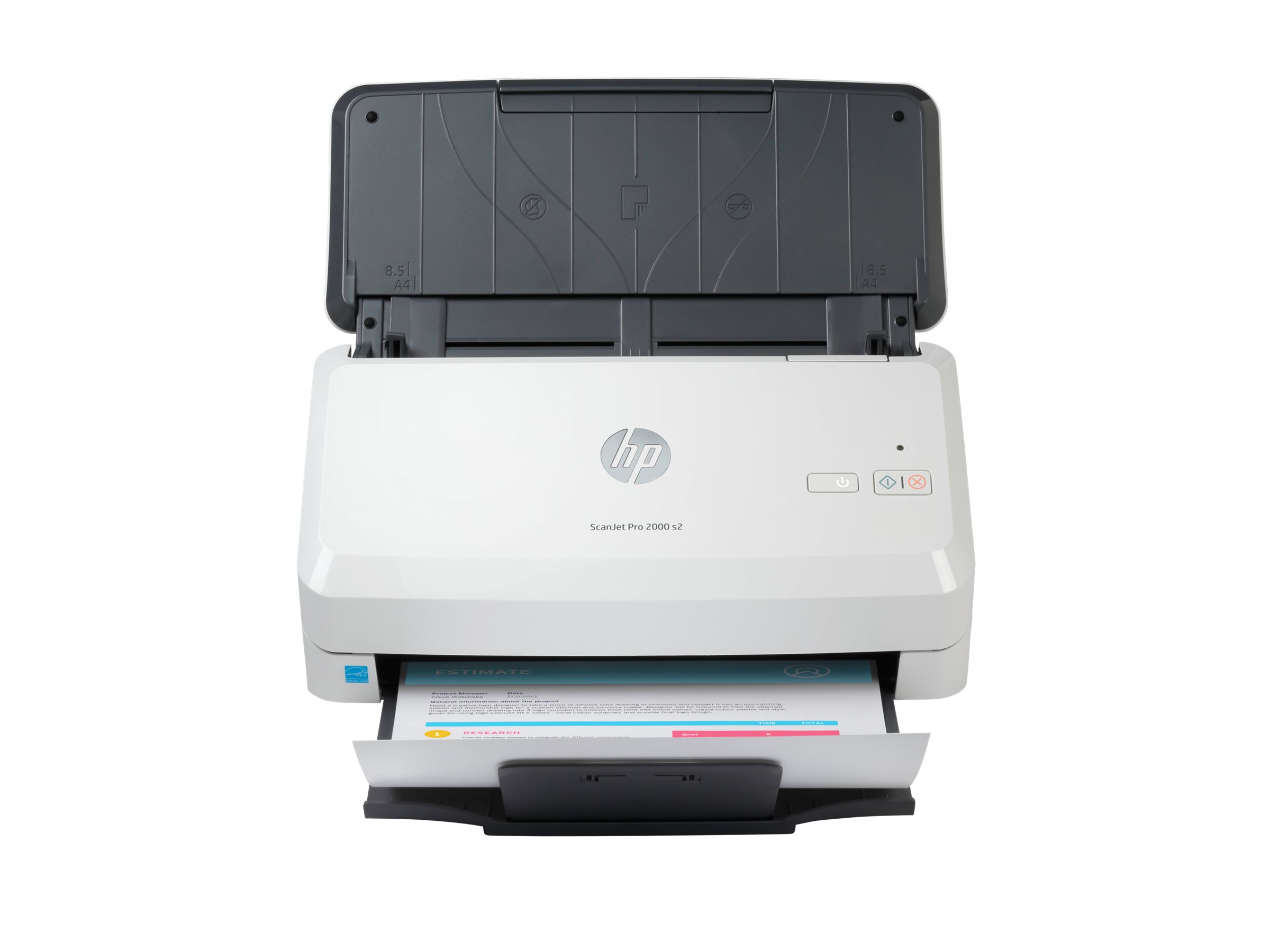 HP Scanjet Pro 2000 s2 Sheet-feed 600 dpi A4 Schwarz, Weiß