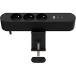 MicroConnect Multi Desktop Power Socket 3 Ways French 1 x USB-A 2 - Zubehör Stromversorgung (MC-MDPS-FR3-30W)