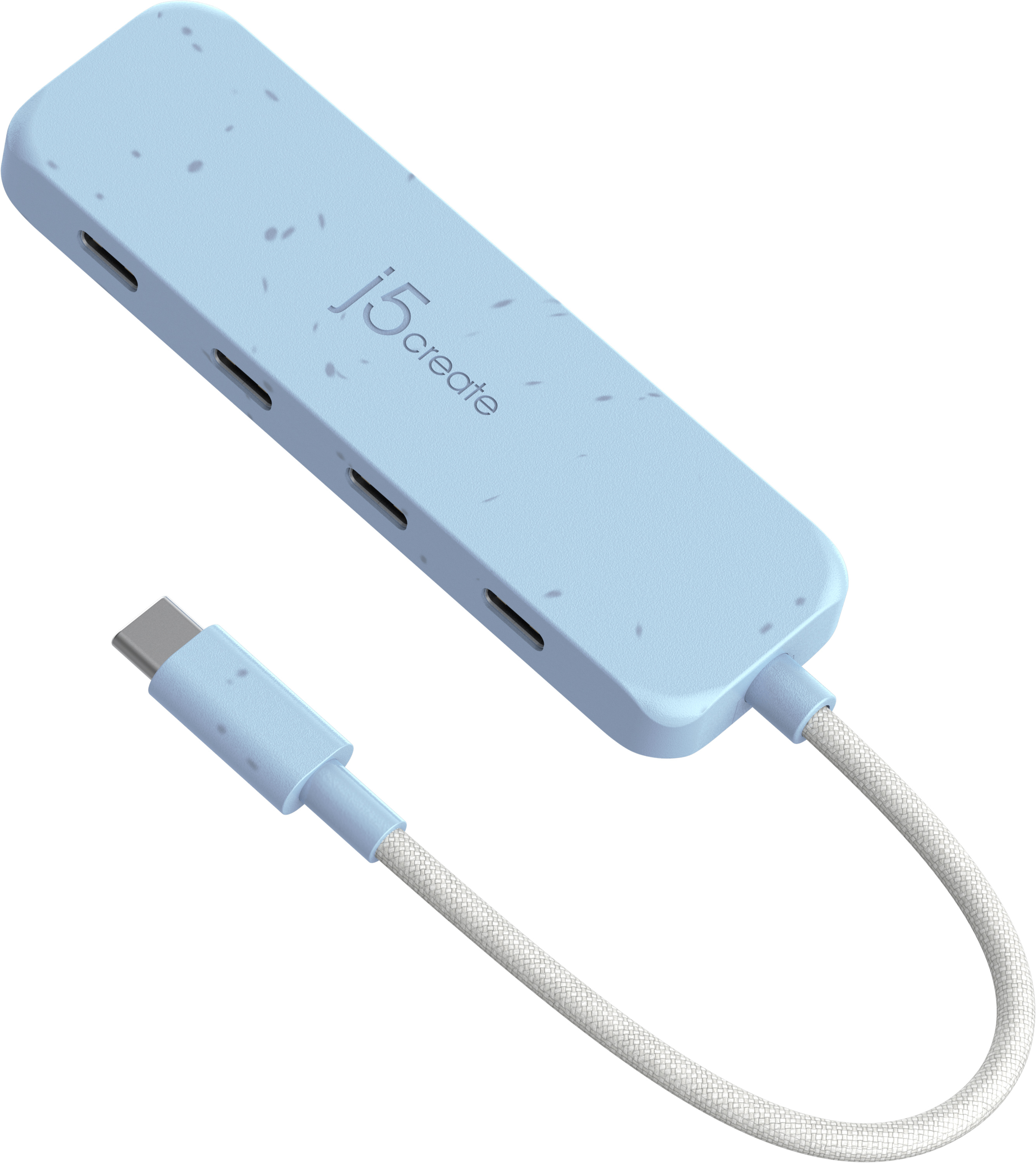 j5create JCH345EC USB-C Hub 4 Ports Fresh Cyan