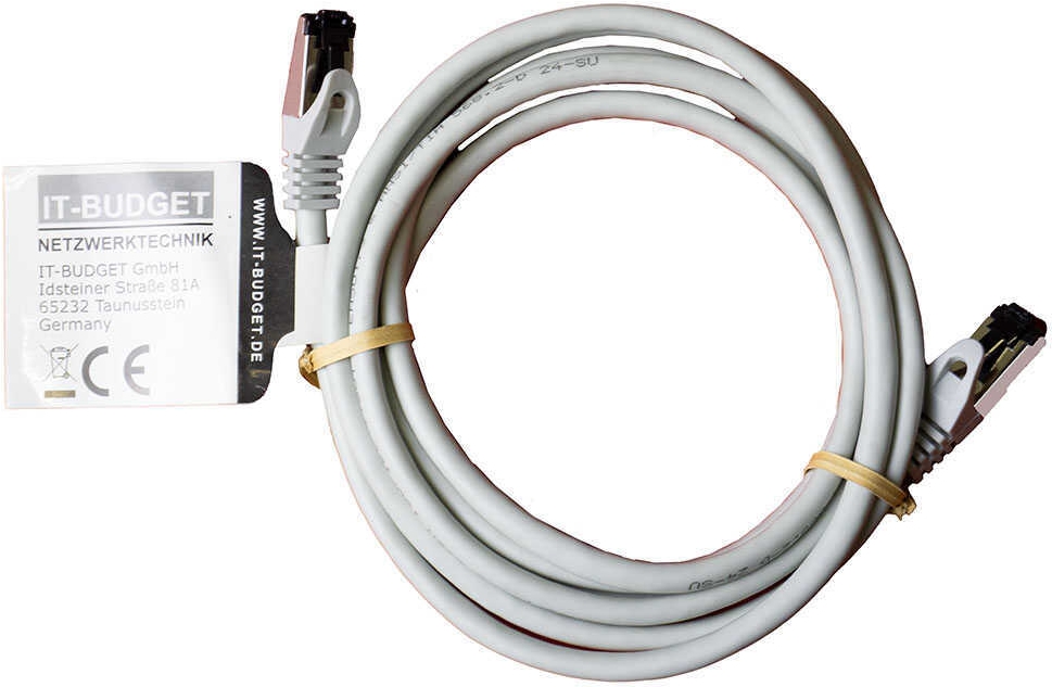 IT-BUDGET Vollkupfer Premium Patchkabel (90ITBFLEX81PK2G)
