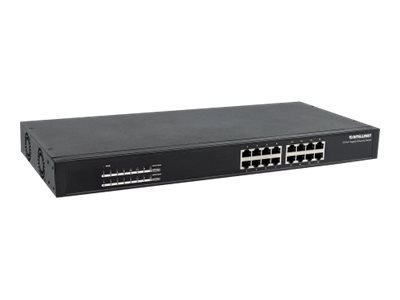Intellinet 16-Port Gigabit Ethernet PoE+ Switch 16 x 10/100/1000 (PoE+) Schwarz